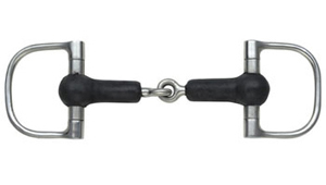 Rubber Jointed Dee Cheek Snaffle