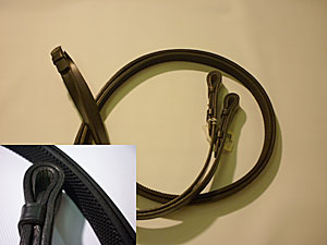 SFS Half Rubber Dressage Reins